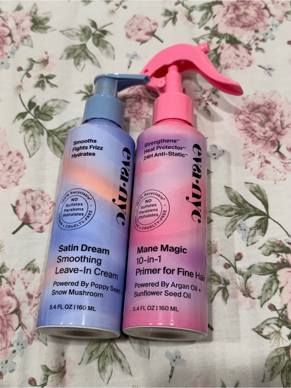 Eva Nyc Satin Dream & Mane Magic Duo — Lavender + Pink